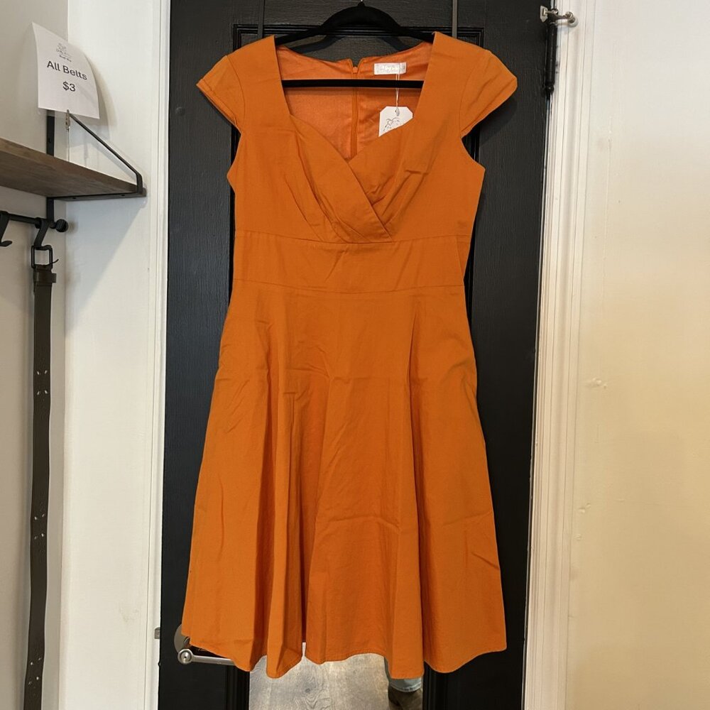 Hanpce'irs Dress Orange